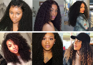 Extension de <span class=keywords><strong>cheveux</strong></span> brésiliens frisés, postiche de <span class=keywords><strong>cheveux</strong></span> humains crépus bouclés de type <span class=keywords><strong>afro</strong></span>, cuticules humains alignées, <span class=keywords><strong>cheveux</strong></span> bruts de mongolie, bignons, 9a - Product Image 4