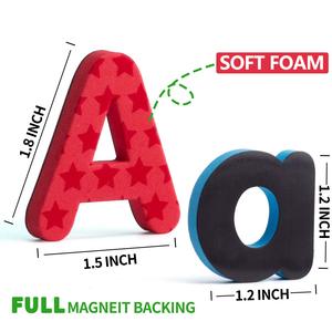 Aimant de réfrigérateur personnalisé magnétique EVA lettre et numéro/lettre magnétique en mousse eva pour aimants pour l'éducation des enfants - Product Image 4