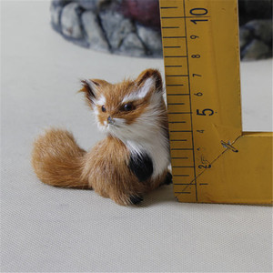 La simulazione di Modelli <span class=keywords><strong>animali</strong></span> di vendita di giocattoli di Decorazione di Pelliccia di Volpe la Volpe di regali per i Bambini - Product Image 1