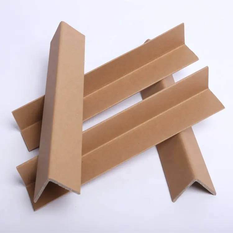 Angleboard de Kraft L Perfil de cartón ángulo círculo de papel de borde de la esquina Rounder Junta de Protección de bordes de papel