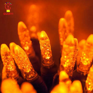 Nouvelles Lumières De Noël Imperméable D'UL <span class=keywords><strong>Orange</strong></span> 4.8 W M5 LED Lumière De Ficelle De Noël - Product Image 1