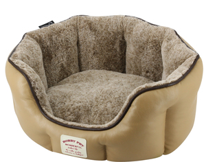 Lit ovale pour chien, lits pour chiens OEM disponibles, lit de luxe en <span class=keywords><strong>fausse</strong></span> <span class=keywords><strong>fourrure</strong></span> pour animaux de compagnie - Product Image 4