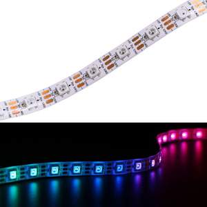Impermeable programable dmx 5050 Digital direccionable RGB pixel WS2812 2812B WS2812B tira <span class=keywords><strong>de</strong></span> LED - Product Image 4