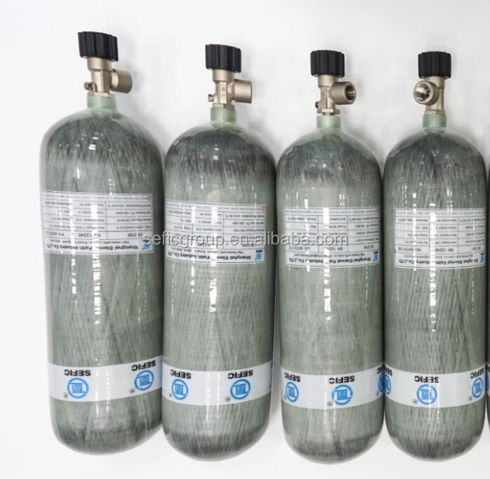 Réservoir Air Acecare 9L CE PCP 4500psi - Fibre De Carbone Pour Carabine à Air Comprimé Et Paintball