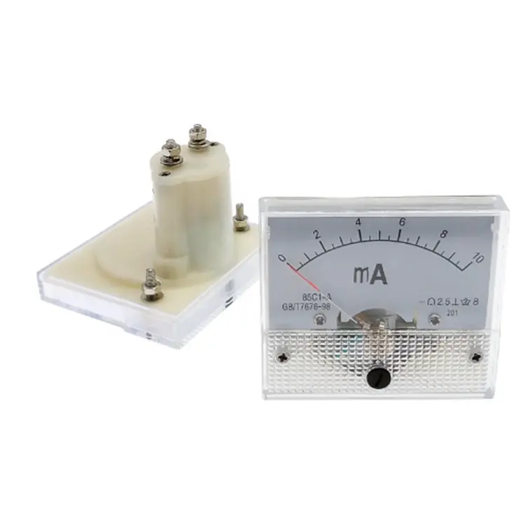 Wenzhou Pabrik 85C1 Ammeter Dc Analog Arus Panel Penunjuk Mekanis Tipe 1/5/10/20/30/50/100/200/300/500mA A