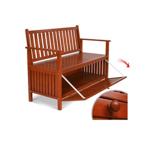 Outdoor Furniture <strong>Wooden</strong> Park <strong>Bench</strong> <strong>With</strong> <strong>Storage</strong> - Product Image 4