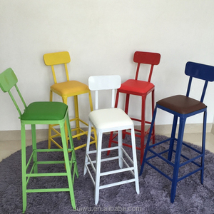 2016 <span class=keywords><strong>italie</strong></span> style métal Industriel bar meubles grand bar chaise haute pour vente - Product Image 4