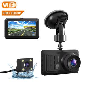 Cámara Dvr con visión nocturna para salpicadero de coche, videocámara de 2022 p con pantalla de 1080 pulgadas, wifi, novedad de 3,0