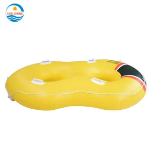 Wholesale Summer water play summer water play Custom 2 persons heavy duty inflatable twins swimming ring
