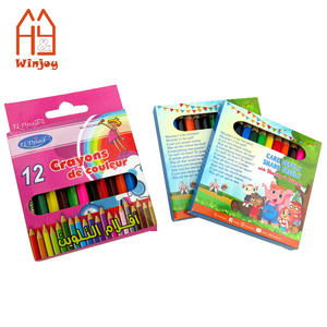 Fournitures scolaires et De Bureau mode nouveauté crayon de couleur, paquet de 12 ensemble de crayons de couleur, mini crayons de couleur pour les enfants. - Product Image 3