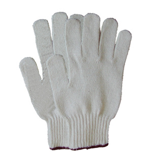 Guantes de trabajo de punto de algodón, equipo de protección personal, guantes de mano, de fábrica, bajo precio - Product Image 2