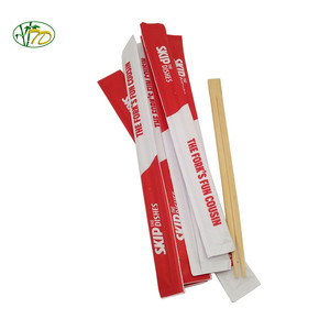 Venta al por mayor de <span class=keywords><strong>la</strong></span> fábrica de palillos chinos desechables con mangas con logo para <span class=keywords><strong>restaurante</strong></span> - Product Image 4