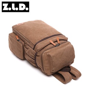 Venta al por mayor barato adultos color puro computadora doble hombro lienzo bolsa de la escuela - Product Image 3