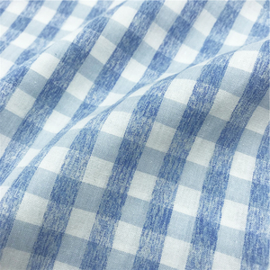 Vente chaude 100% Coton Tissé Popeline Tartan Plaid Casual Homme Chemise Tissu - Product Image 6