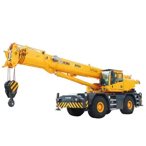 China Xuzhou Dibuat RT50 50 Ton Rough Terrain Crane Harga Pabrik untuk Dijual