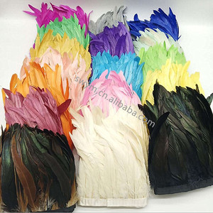 Bán buôn Giá Nhuộm Gà Trống Lông Cắt Tỉa Cock Coque Đuôi Feather Fringe - Product Image 6