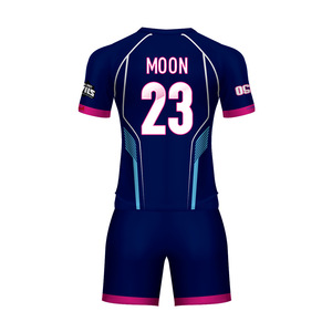 Alta calidad conjunto completo Jersey de fútbol rápido seco sublimado tela ropa de fútbol profesional 3D uniforme de fútbol - Product Image 6