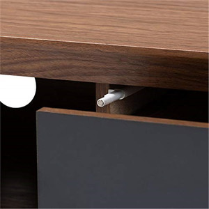 Modern 3-Drawer <strong>TV</strong> <strong>Stand</strong> Finished Wood and MDF for Hotel or Apartment Living Room Furniture Home Furniture with Panel Style
