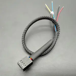 molex 2510 2.54 mm pitch black females 4pin cable harness