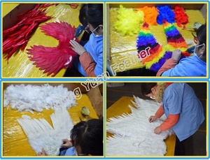 Enfant bébé <span class=keywords><strong>ange</strong></span> plume ailes décoratif pour Mariage Noël Costume Danse Cosplay De Fête Scène Décor du Défilé - Product Image 6