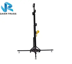 Illuminazione truss stand, ascensore torre, di sollevamento torre truss manovella