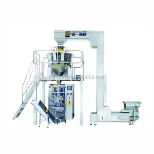 factory price puffed food PET food pop corn oatflake candy multihead weigher packing machine