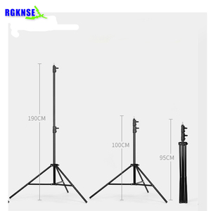 2.1 m Professionale photography luce basamento nero del telefono Alluminio <span class=keywords><strong>treppiedi</strong></span> di macchina fotografica - Product Image 2