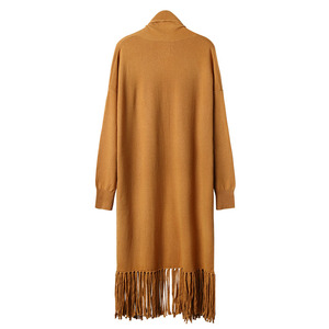 Maglieria nappa punto aperto mantello lavorato a <span class=keywords><strong>maglia</strong></span> Cardigan alla moda Cardigan maglione da donna in Cashmere Cardigan all'ingrosso autunno inverno cartone - Product Image 2