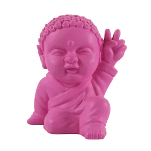 Estatua de Buda hecha a mano, divertida, barata