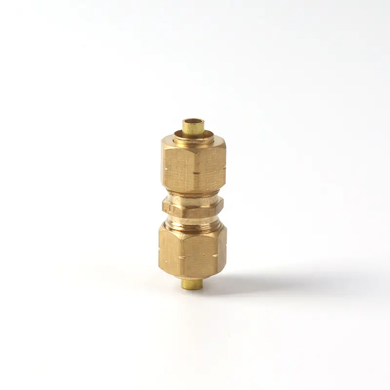 61062-6 Brass Copper Ferrule Tube Fitting Flare Pvc Pipe Union Coupling