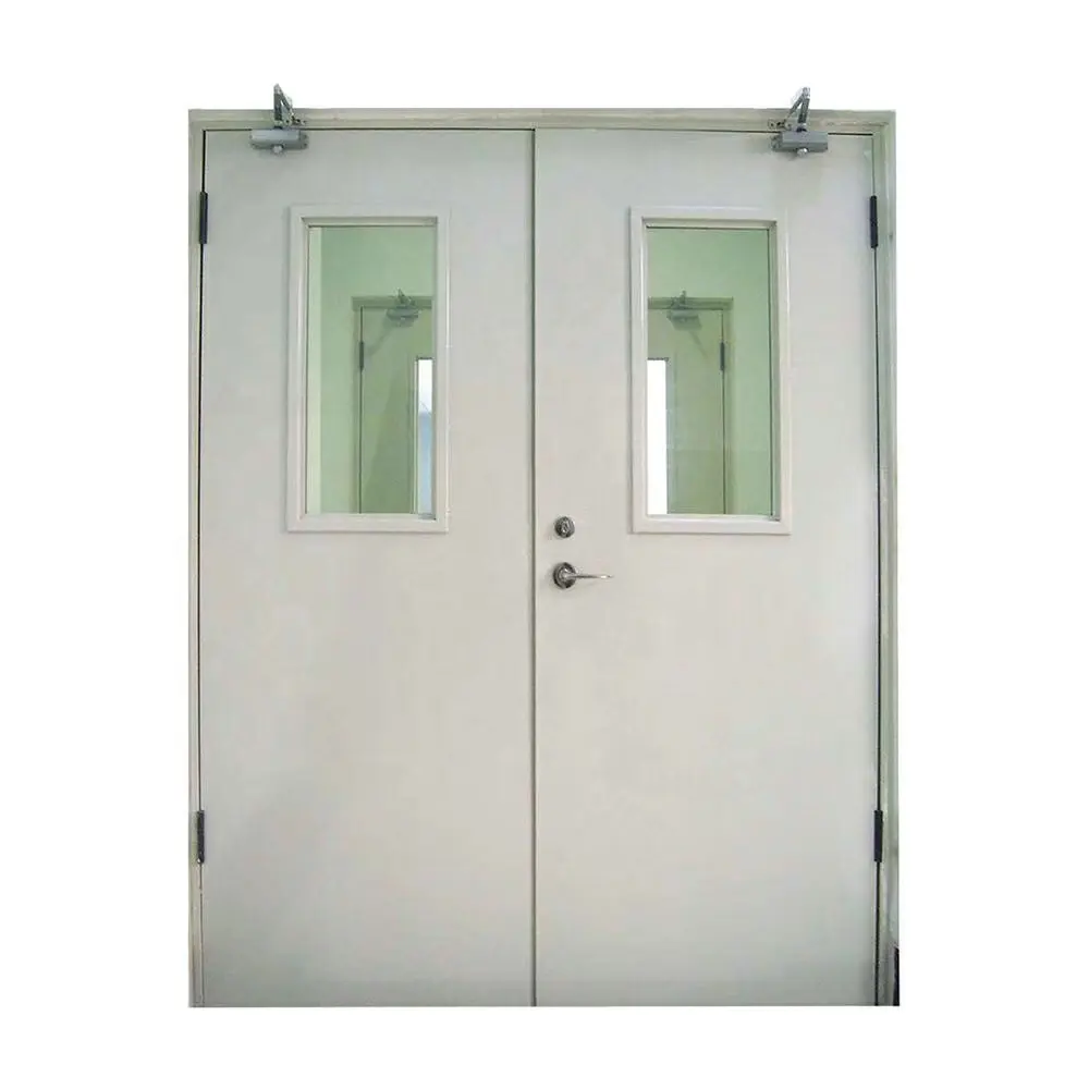 बाहरी धातु स्टील आपातकालीन अग्निरोधक कांच दरवाजा आग प्रतिरोधी दरवाजा 60/90/120 न्यूनतम Fireproof दरवाजा