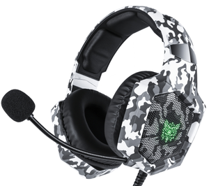 <span class=keywords><strong>ONIKUMA</strong></span> Auriculares Gaming Stereo <span class=keywords><strong>K8</strong></span> Auriculares de Diadema con microfono con 3.5 mm Jack Luz LED para PC Camuflaje Nintendo - Product Image 2