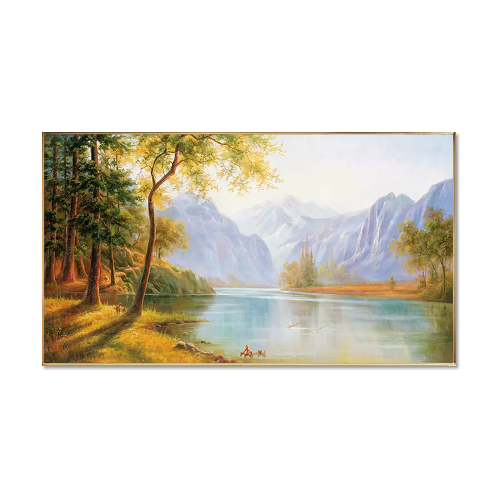 Realistic handpainted sample oil paintings granite landscape natural