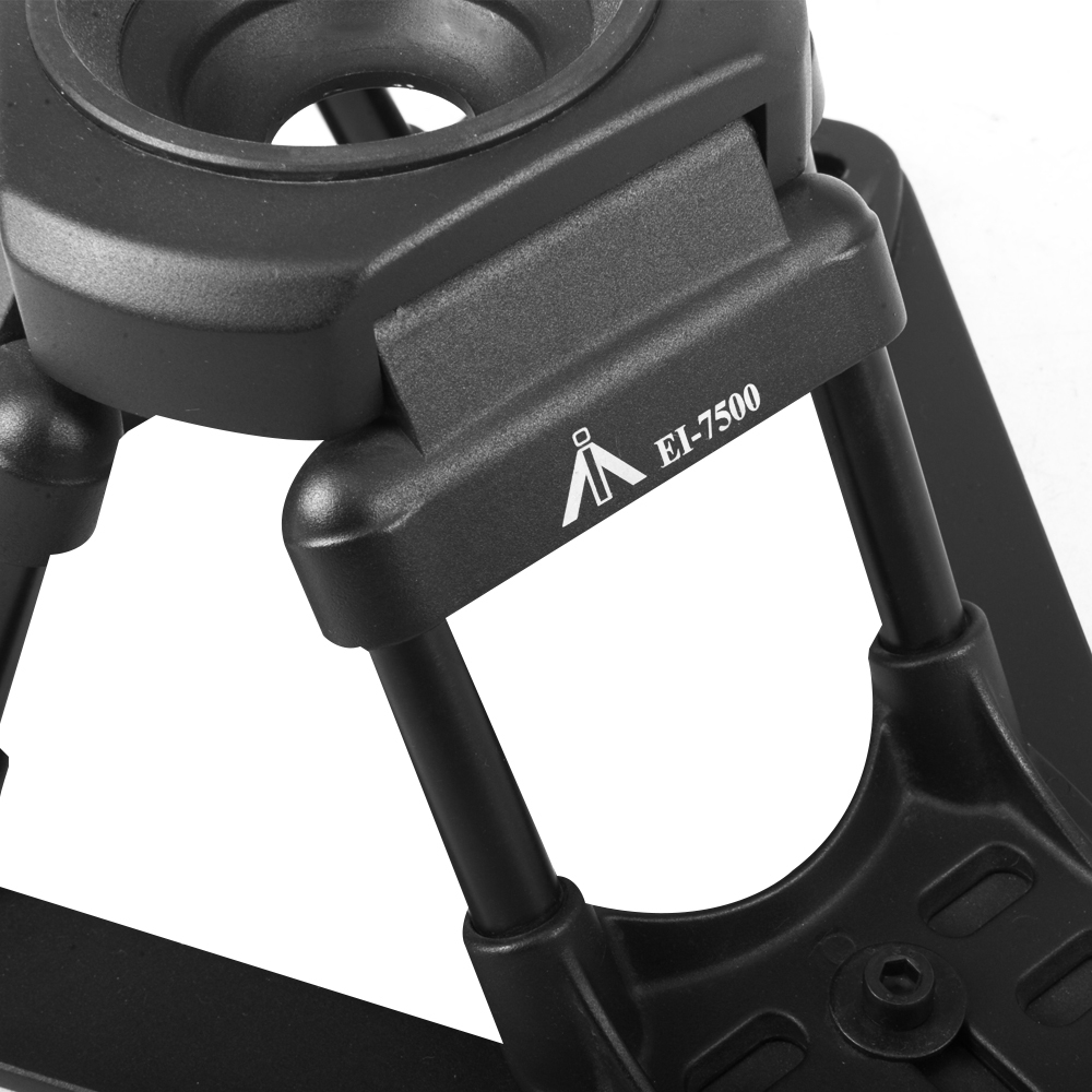 E-IMAGE プロ用アルミ製ハイハット三脚 75/100mmボール対応 EI-7500