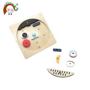 FAI DA TE in legno Del Viso Espressioni del Viso Stati D'animo Di Puzzle Giocattolo Educativo per la Scuola Materna I Bambini di Scuola Materna - Product Image 5