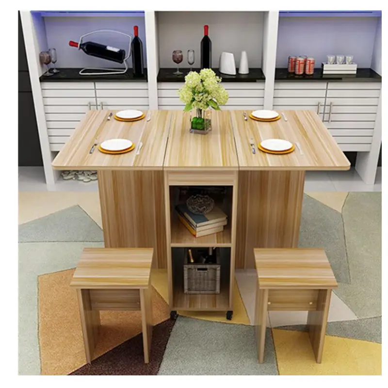 Китай, оптовая продажа, современный минималистичный элегантный расширяющийся дешевый классический обеденный стол и стул, современный набор
