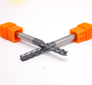 Haute Qualité <span class=keywords><strong>CNC</strong></span> Outils De Coupe Enduit Longue Tige 4 Flûtes <span class=keywords><strong>Fraise</strong></span> Carrée <span class=keywords><strong>Pour</strong></span> Routeur Machine - Product Image 2