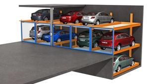 Garage mécanique multi-niveaux pour voitures et toboggan - Product Image 3