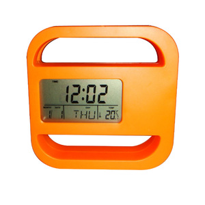 Văn Phòng Sáng Tạo Bàn Đồng Hồ Từ <span class=keywords><strong>LCD</strong></span> Kỹ Thuật Số Lịch Báo Động Với Tên Chủ Thẻ Điện Tử Phong Trào Loại - Product Image 6