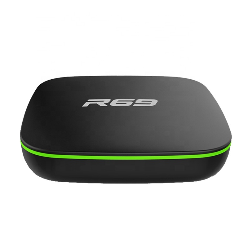 Mini android tv box receptor de R69 Allwinner H3 1G 8g android 7,1 smart tv box 4 K streaming media player R69