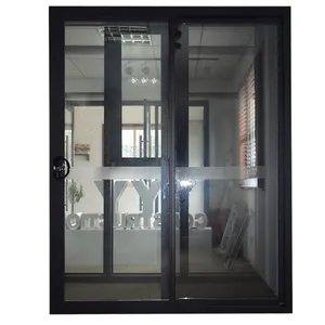 External double doors with aluminium security mesh /glass sliding doors/sliding patio doors in australian standard as2047