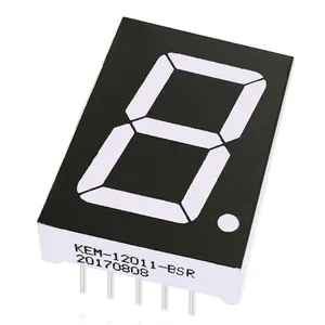 common anode/cathode red/green/blue/white 1.2 inch 7 segment led display 1 digit