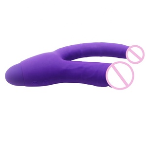Vibración de doble cabeza Vaginal Anal juguete del sexo del vibrador - Product Image 5