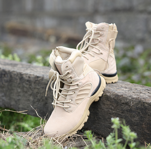 Stivali professionali da <span class=keywords><strong>uomo</strong></span> 8 pollici da addestramento tattico da combattimento nero EVA scarpe invernali in tessuto a rete impermeabili <span class=keywords><strong>stivaletti</strong></span> estivi Desert - Product Image 5