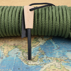<span class=keywords><strong>Briquet</strong></span> bois d'extérieur en silex, <span class=keywords><strong>briquet</strong></span> en acier d'urgence, pour Camping et randonnée - Product Image 4