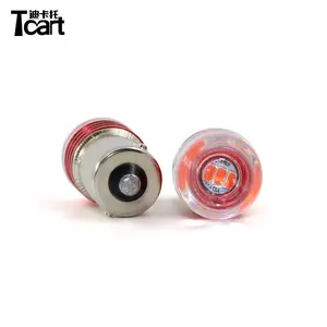 Lámpara decorativa para coche Tcart 5730 3smd 12V 100lm para coches blanco rojo IP65 luz de freno LED Luz de señal de giro bombilla Led 1156