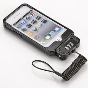 Nuevos productos 3 Digital Anti robo teléfono móvil cerradura de combinación con <span class=keywords><strong>Cable</strong></span> en <span class=keywords><strong>espiral</strong></span> cordón para teléfono - Product Image 2