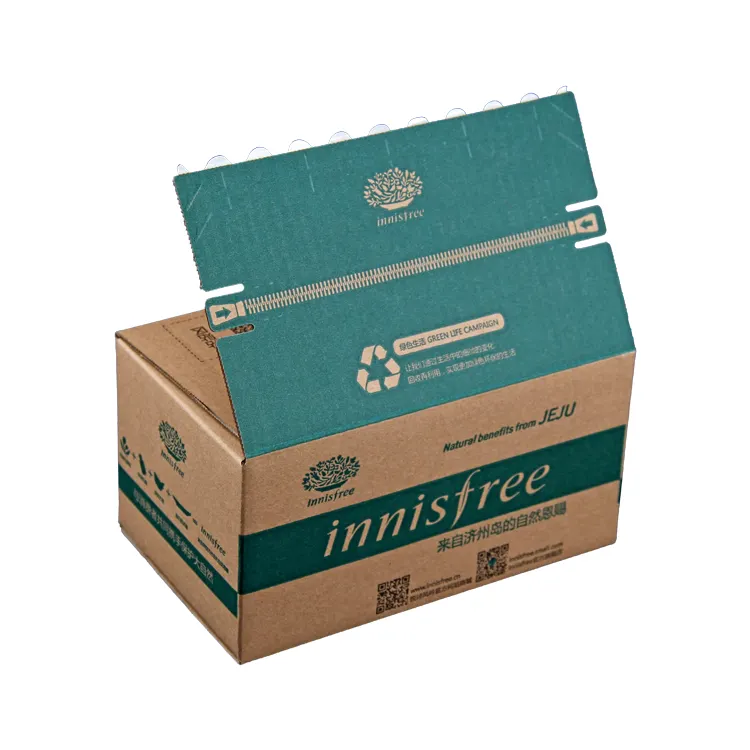 カスタム卸売プレミアム品質イージーティア段ボール配送カートン包装ボックス