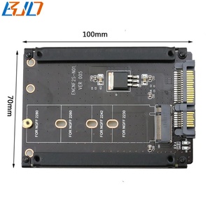 Sata 3.0 22pin Connector Naar Ngff <span class=keywords><strong>M</strong></span>.2 B-Key 2230 2242 2260 2280 Sata Ssd Converter Adapter Kaart Op Voorraad - Product Image 2