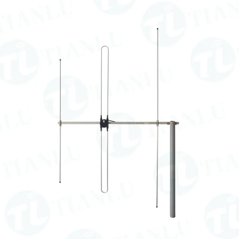 VHF Açık yagi anten 3 elements 7 dBi yüksek performanslı anten yagi gümüş